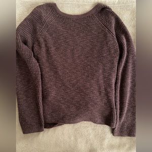 Aerie wrap back comfy sweater